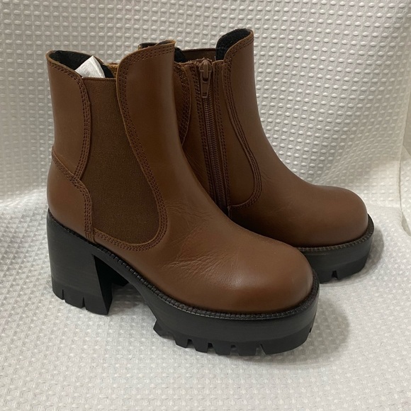 NWOBox Jeffrey Campbell Preston Platform Ankle Boots - Picture 5 of 8